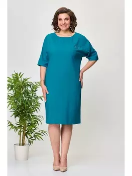 Платье 1-046 морская волна