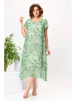 Платье 1-1332 зелёный