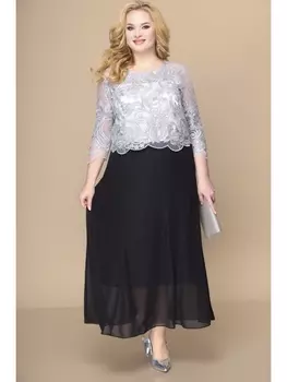 Платье 1-1789 серебро