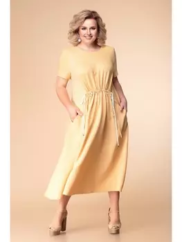 Платье 1-1793 песочный