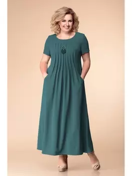 Платье 1-1826 изумруд