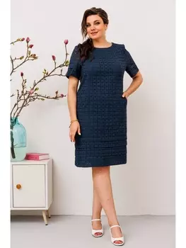 Платье 1-1948 синий