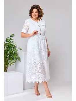 Платье 1-1951 белый