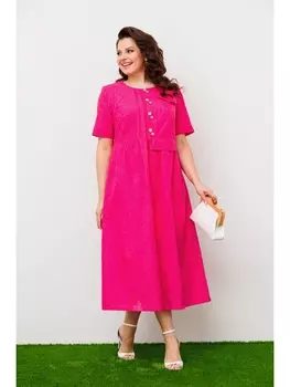 Платье 1-1951 малина