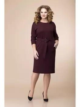 Платье 1-2089 бордо
