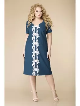 Платье 1-2110 морская волна