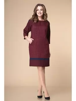 Платье 1-2243 бордо