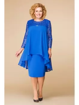 Платье 1-2258 василек