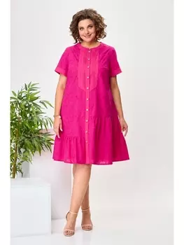 Платье 1-2525 малиновый