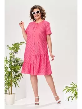 Платье 1-2525 терракот