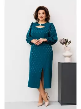 Платье 1-2545 изумруд