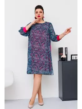 Платье 1-2628 индиго
