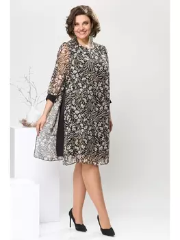 Платье 1-2628 серый