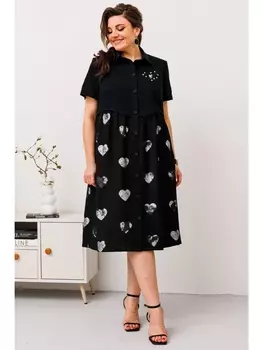 Платье 1-2675 чёрный