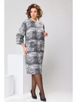 Платье 1-2730 серый