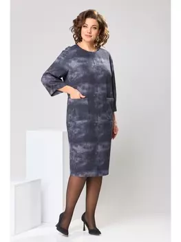 Платье 1-2730 синий