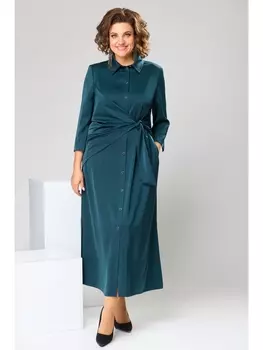 Платье 1-2742 изумруд