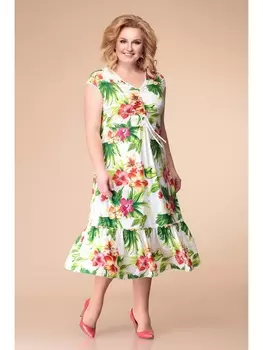 Платье 1-869 мультиколор