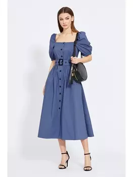 Платье 2013 серо-синий