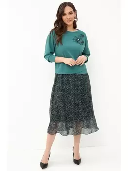 Платье 2038 темная бирюза