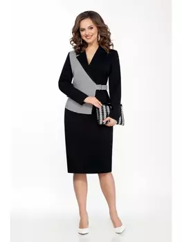 Платье 2041 ч-б лапка