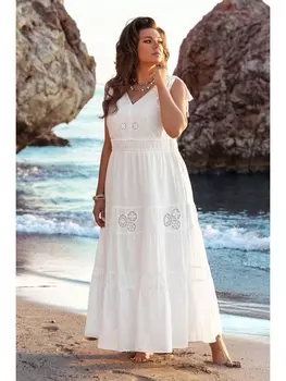 Платье 20453 белый