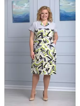 Платье 205 зигзаг
