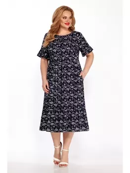 Платье 2068/3 темно-синий