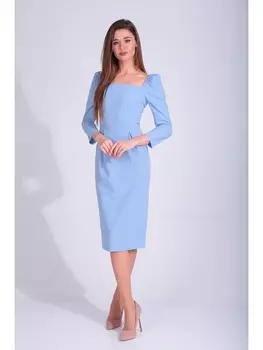 Платье 2072 голубой