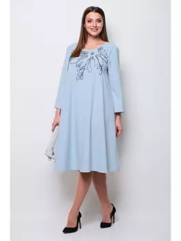 Платье 2078 голубой