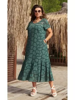Платье 20803 изумрудный