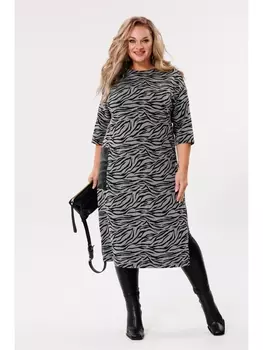 Платье 2080/2 графит, черный