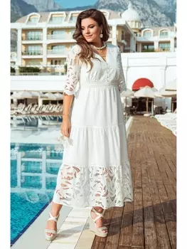 Платье 20833 белый