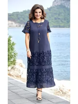 Платье 20883 т.синий