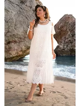 Платье 20943 молочный