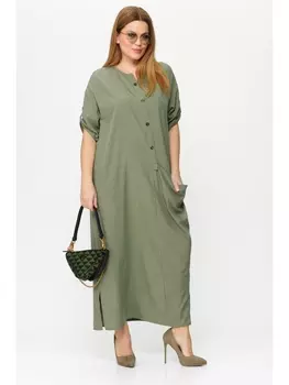 Платье 2094/3 шалфей