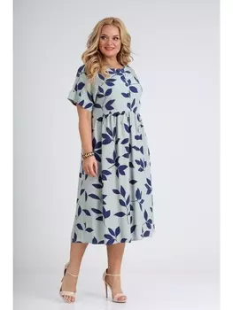 Платье 2107 голубой