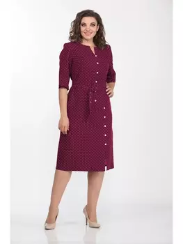 Платье 2119/8 карминовый