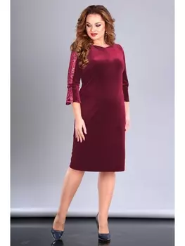 Платье 2136-2 бордо