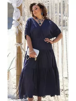 Платье 21523 т.синий