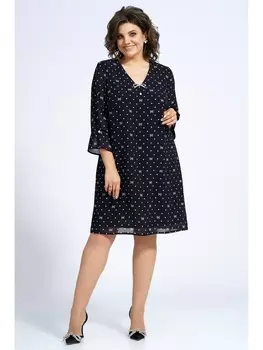 Платье 2160 темно-синий