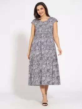 Платье 2200 бело-синий