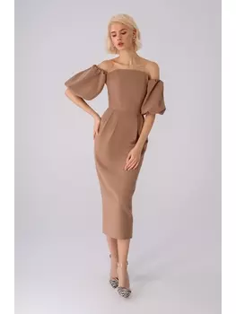 Платье 2247 бежевый