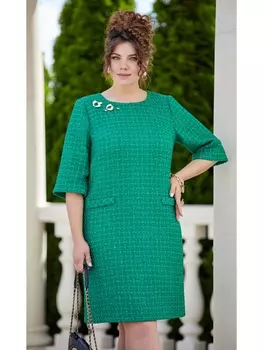 Платье 22823 зеленый