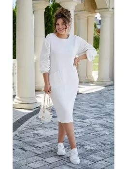 Платье 22943 молочный