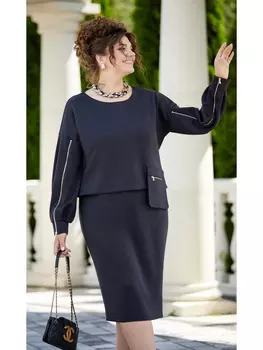 Платье 23073 черный