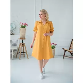 Платье 2374 охра