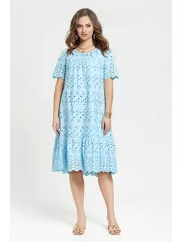 Платье 2391 голубой