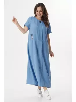 Платье 2422 голубой