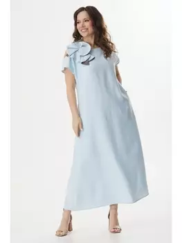 Платье 2423 голубой